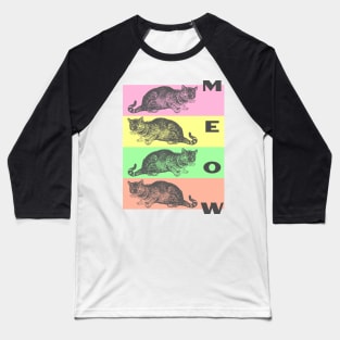 MEOW Baseball T-Shirt